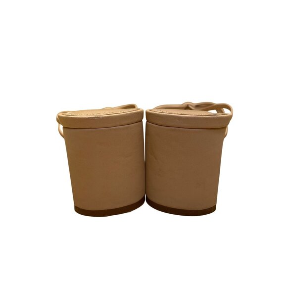 BP Women’s Black Synthetic Strappy Open Toe Slip-On Block Heel Sandals Size 10M - Picture 6 of 7